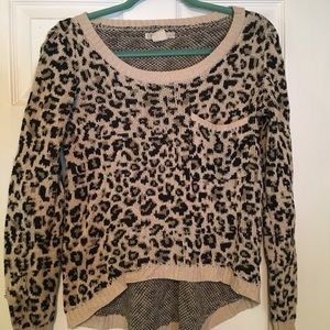 Billabong cheetah sweater